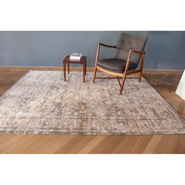 Louis De Poortere Antiquarian Ushak 8884 Suleiman Grey Washable Polyester Flatweave Eco-Rug-Louis De Poortere-Rug Love - The Most Loved Rug Store